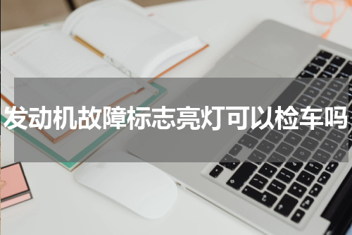发动机故障标志亮灯可以检车吗