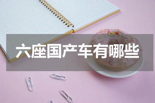 六座国产车有哪些