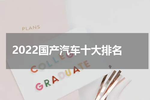 2022国产汽车十大排名