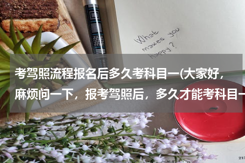 考驾照流程报名后多久考科目一(大家好，麻烦问一下，报考驾照后，多久才能考科目一？)