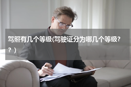 驾照有几个等级(驾驶证分为哪几个等级？？)