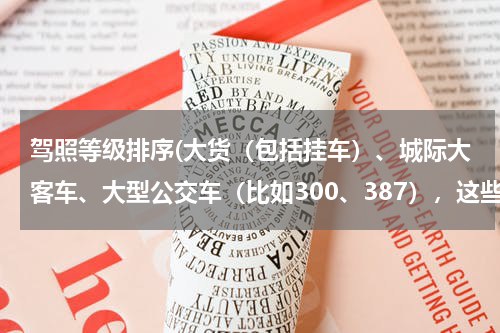 驾照等级排序(大货（包括挂车）、城际大客车、大型公交车（比如300、387），这些驾驶员的驾照如何排序？哪一个资格最高)