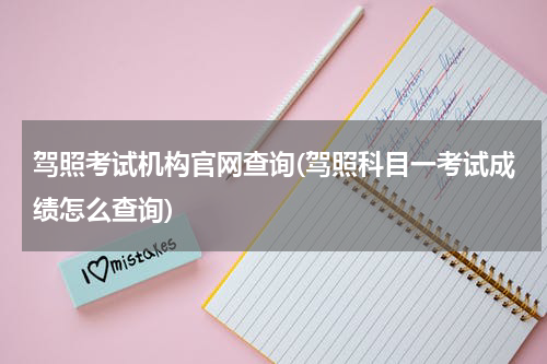驾照考试机构官网查询(驾照科目一考试成绩怎么查询)