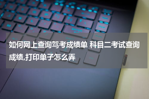 如何网上查询驾考成绩单 科目二考试查询成绩,打印单子怎么弄