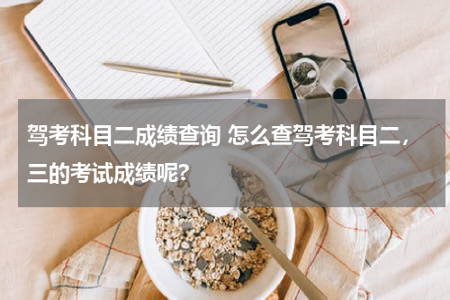驾考科目二成绩查询 怎么查驾考科目二，三的考试成绩呢?