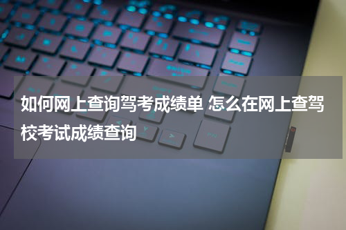 如何网上查询驾考成绩单 怎么在网上查驾校考试成绩查询