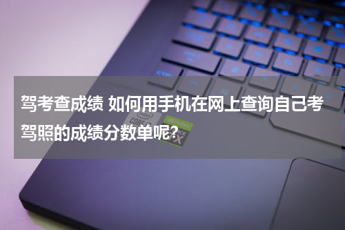 驾考查成绩 如何用手机在网上查询自己考驾照的成绩分数单呢？